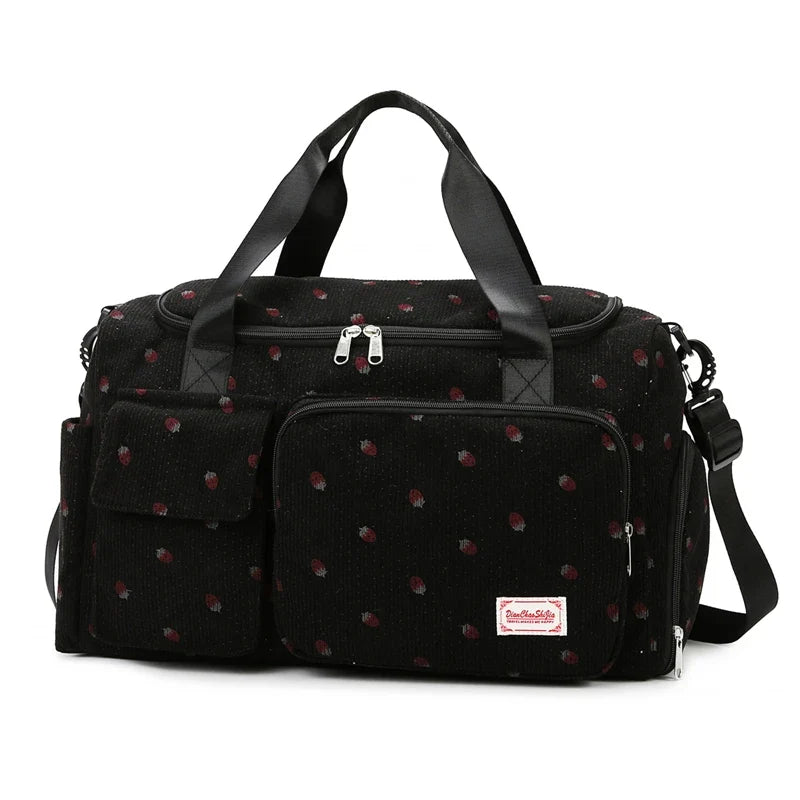 Large Capacity Travel Duffle Bag - Carry On Sports & Fitness Gym Bag for Women