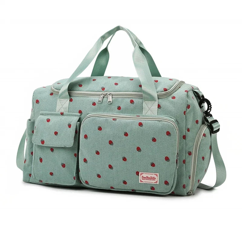 Large Capacity Travel Duffle Bag - Carry On Sports & Fitness Gym Bag for Women
