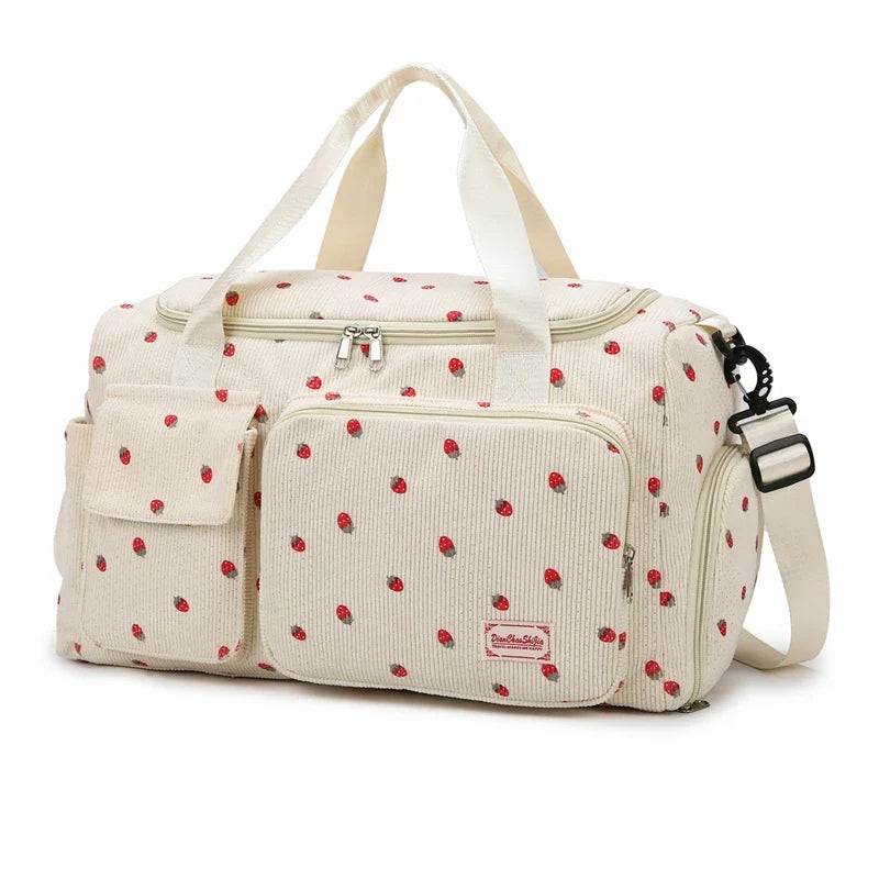 Large Capacity Travel Duffle Bag - Carry On Sports & Fitness Gym Bag for Women