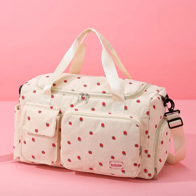 Large Capacity Travel Duffle Bag - Carry On Sports & Fitness Gym Bag for Women