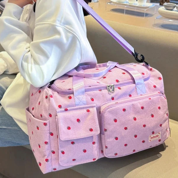 Large Capacity Travel Duffle Bag - Carry On Sports & Fitness Gym Bag for Women