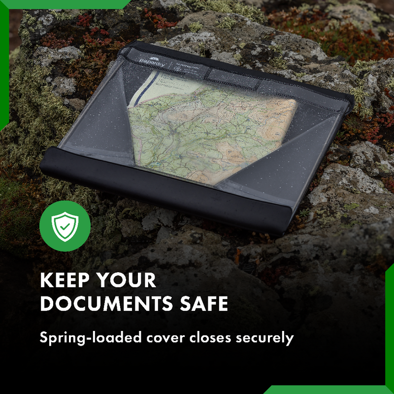 Waterproof Clipboard by Paperdry, A4 Professional, Black