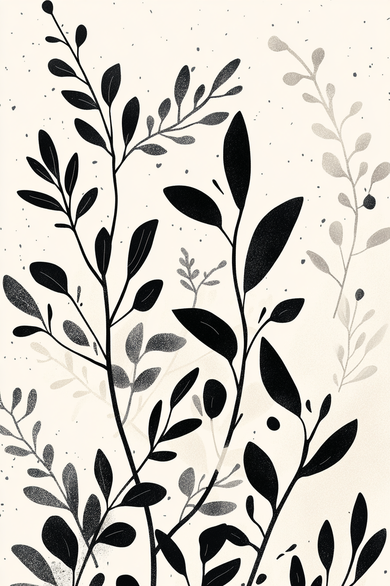 Leafy Branches Canvas