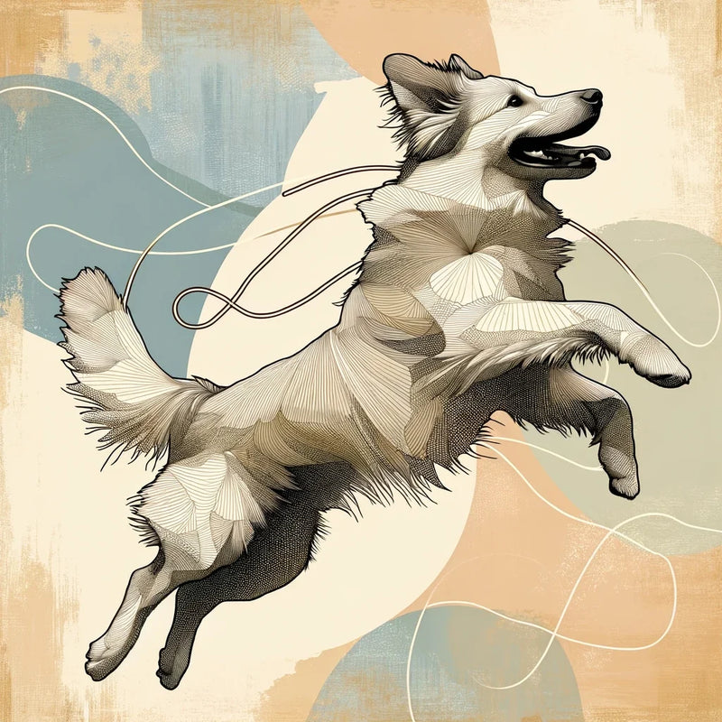 Leap of Joy Canine Canvas