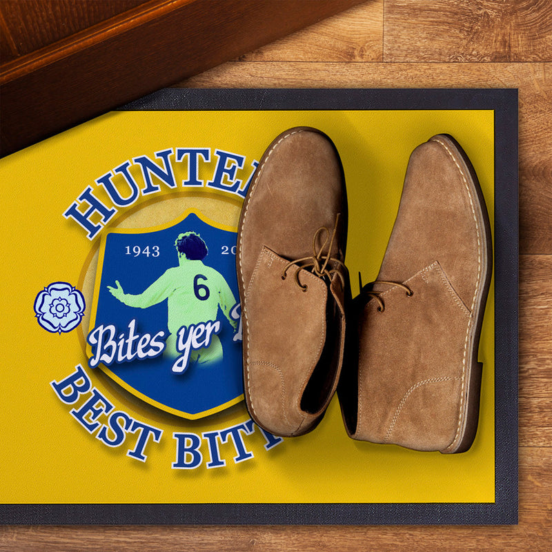Leeds Hunter - Football Legends - Door Mat -60cm X 40cm