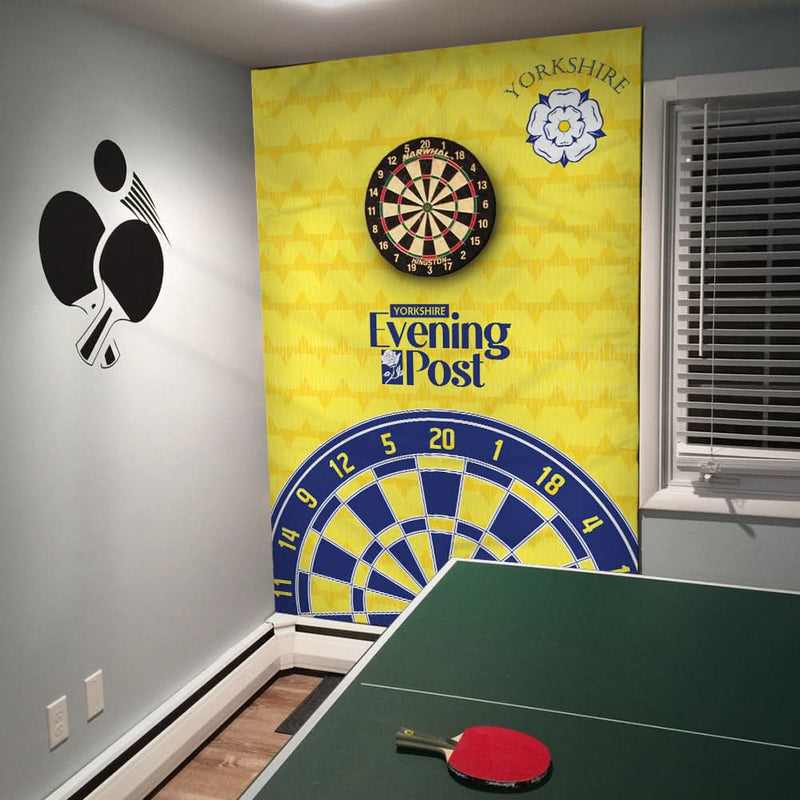 Leeds - 1992 Away - Personalised Darts Wall Banner - Two Sizes [COLLECTIVE]