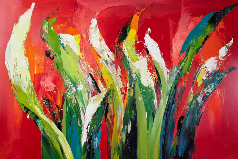 Leek Symphony Canvas