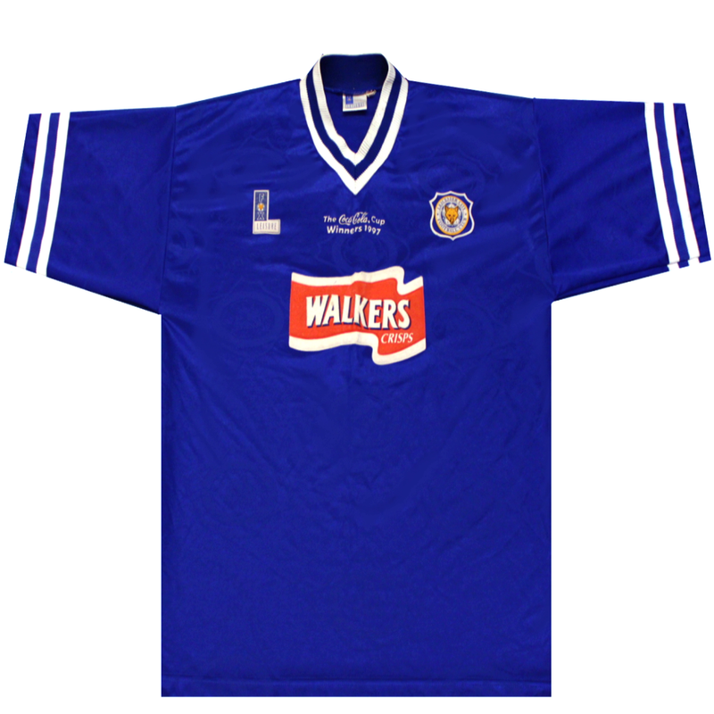 Leicester City 1997-1998 Coca Cola Cup Final Home Shirt (Very Good) L