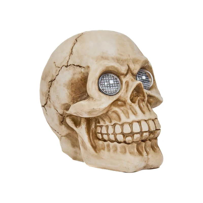 LED Halloween Skull Light with Animated Eyes