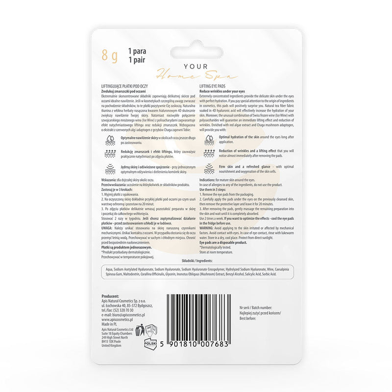 Apis Lifting Eye Patches | 8g