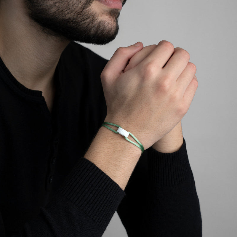 Snow Regent Cord Bracelet