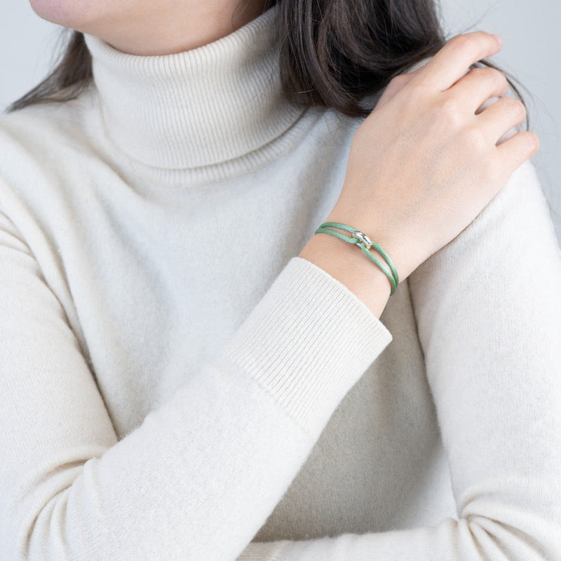 Silver Soho Cord Bracelet