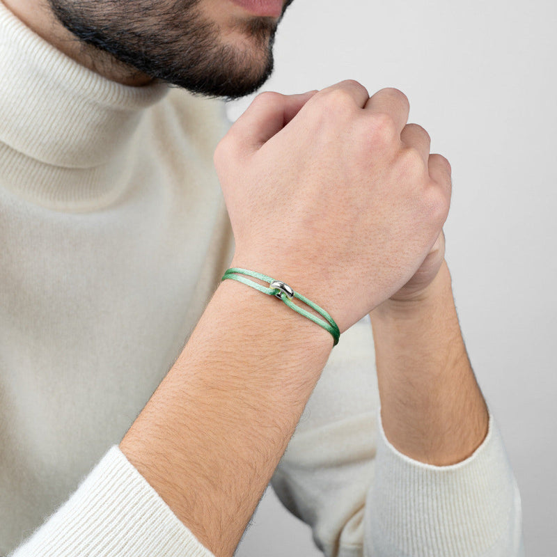Silver Soho Cord Bracelet