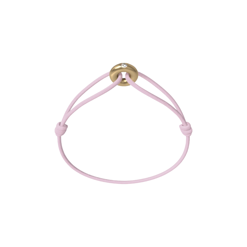Mini Golden Soho Diamond Cord Bracelet