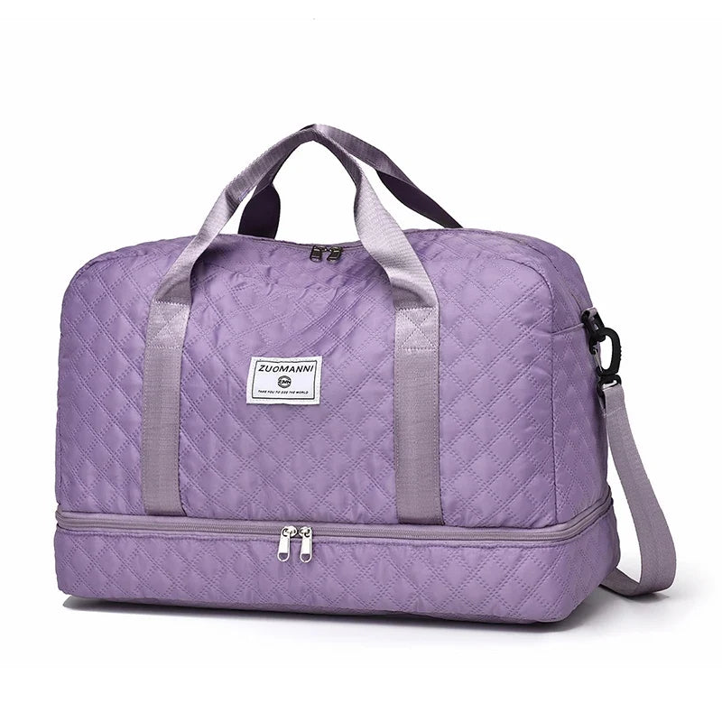 Lightweight Travel Duffle Bag Large Capacity - Sports Fitness Weekend Gym Bags