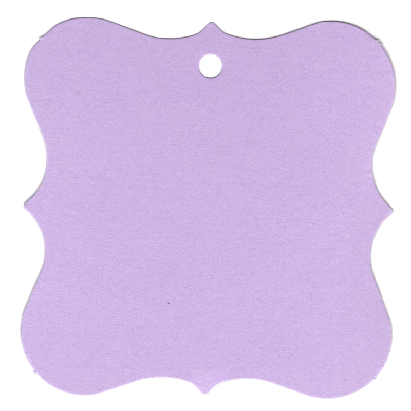 100 Designer Gift Tags with White Satin Ribbon -  21 Colours, Birthday Xmas