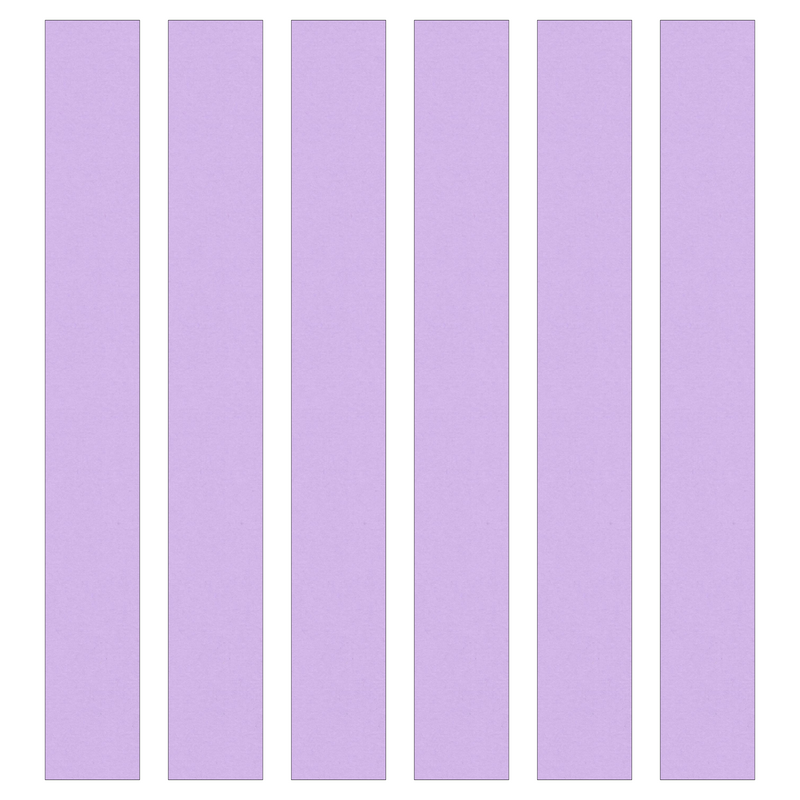 Lilac Paper Chain Card Strips. 5 Meter / 16 Feet Long. Wedding Party Decor