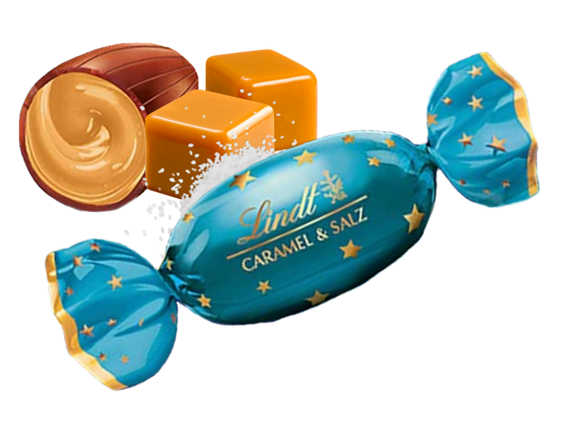 Lindt Salted Caramel Milk Chocolate CONES