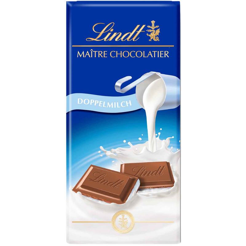 Lindt Master Chocolatier | Double Milk Chocolate | 100g Bar