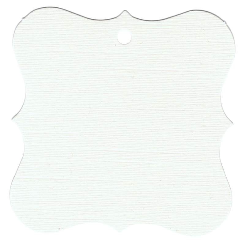 100 Designer Gift Tags with White Satin Ribbon -  21 Colours, Birthday Xmas