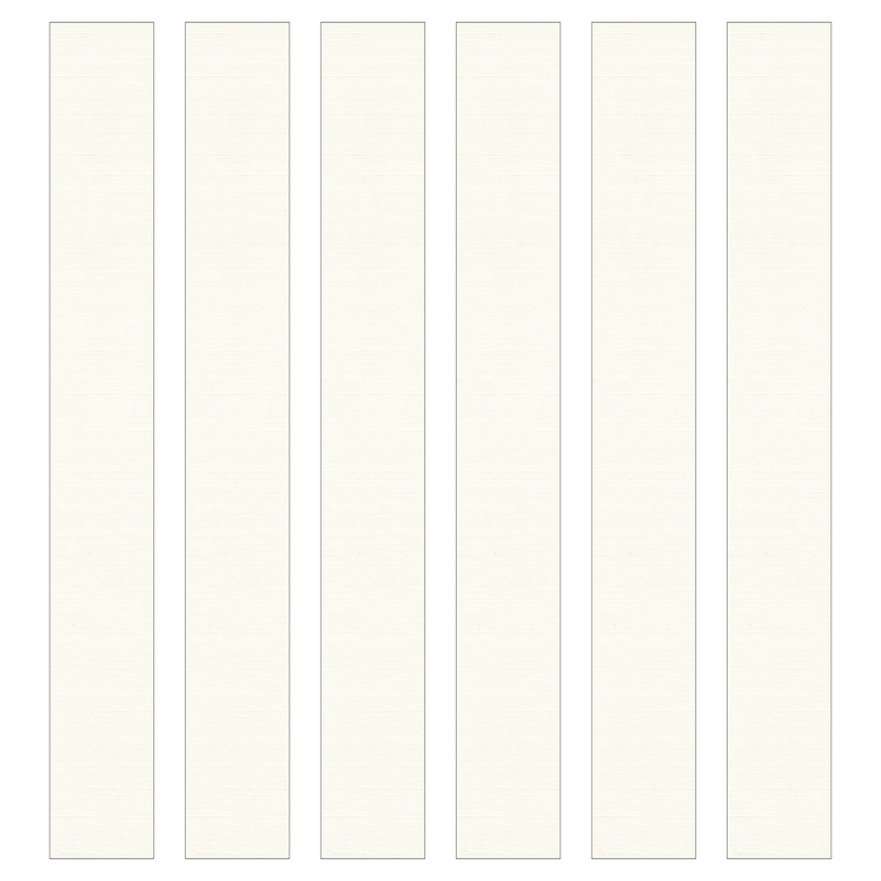 Linen White Paper Chain Card Strips. 5 Meter / 16 Feet Long. Wedding Party Decor