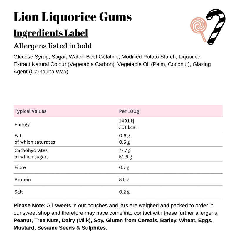 Lion Liquorice Gums
