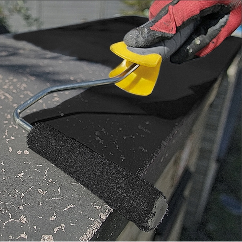 Liquid Roof Membrane - Black - 1.5kg - Durable and Waterproof Protection