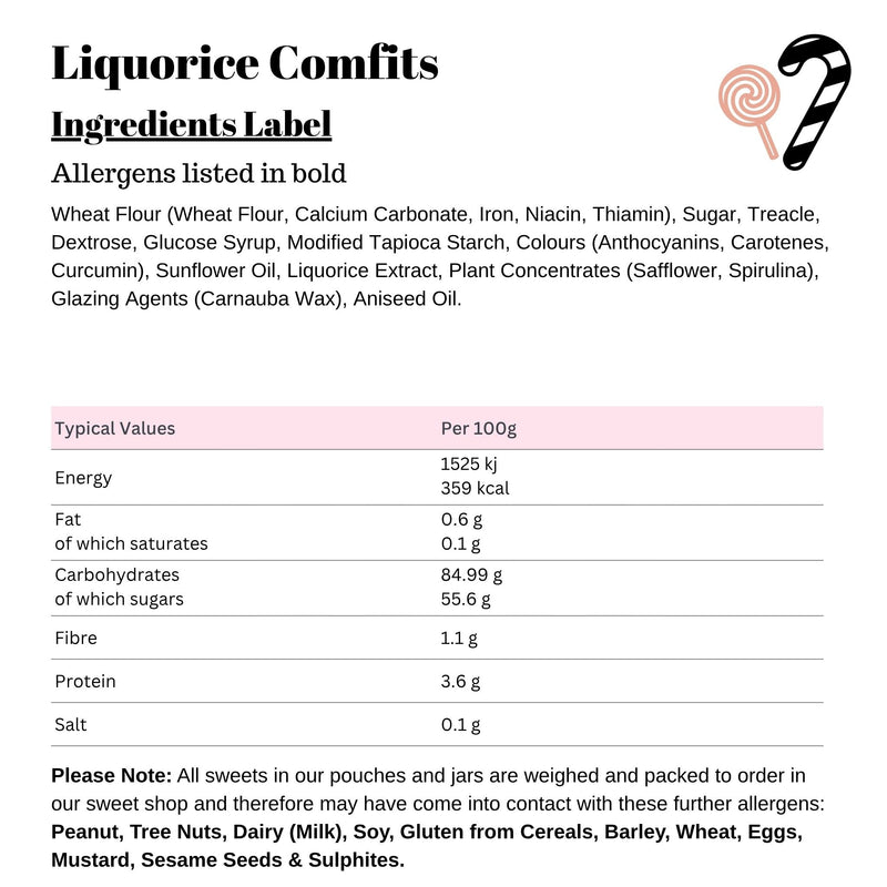 Liquorice Comfits