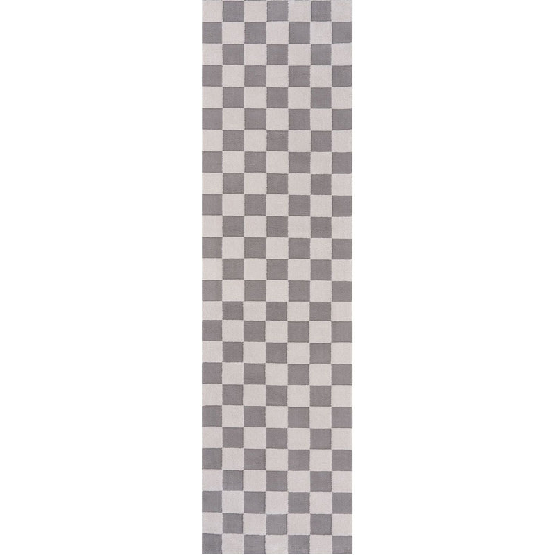 Loft Checkerboard Grey Rug
