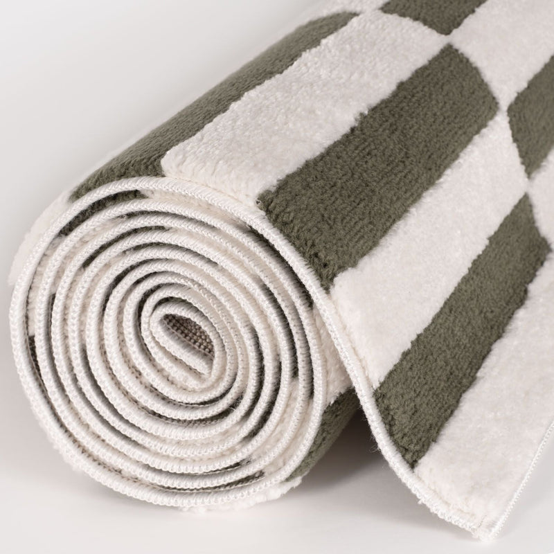Loft Striped Green Rug