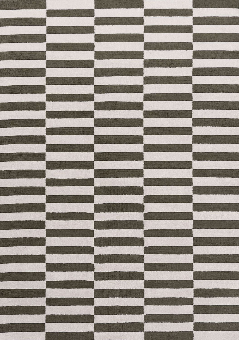 Loft Striped Green Rug