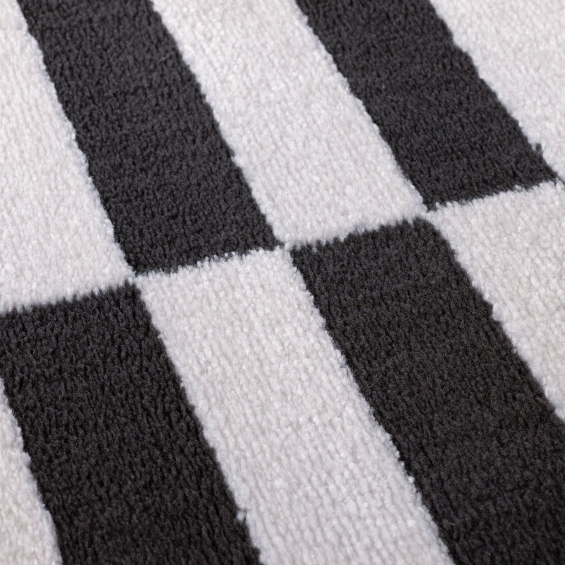 Loft Striped Dark Grey Rug