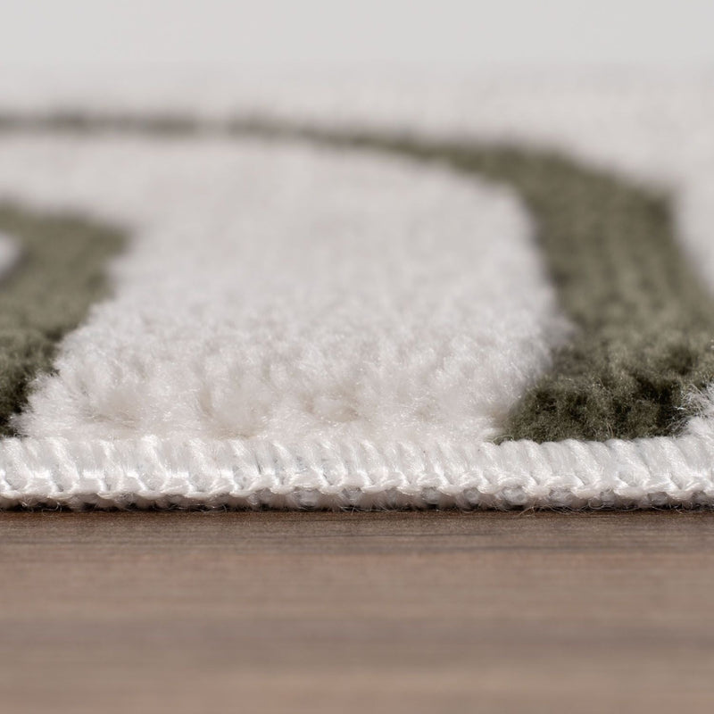 Loft Geometric Green Rug