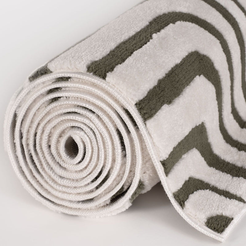 Loft Geometric Green Rug