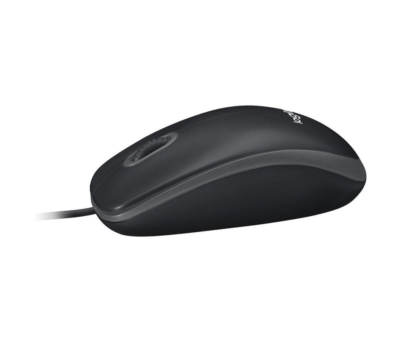 Logitech B100 Wired USB Optical Mouse Ambidextrous