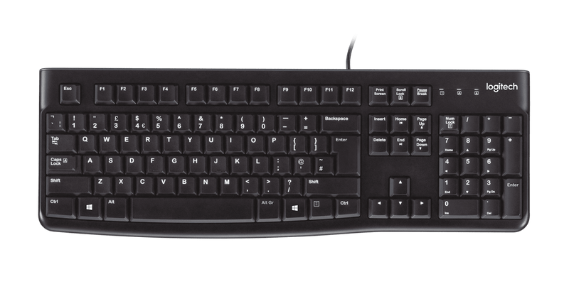 Logitech K120 USB Low Profile Wired Keyboard