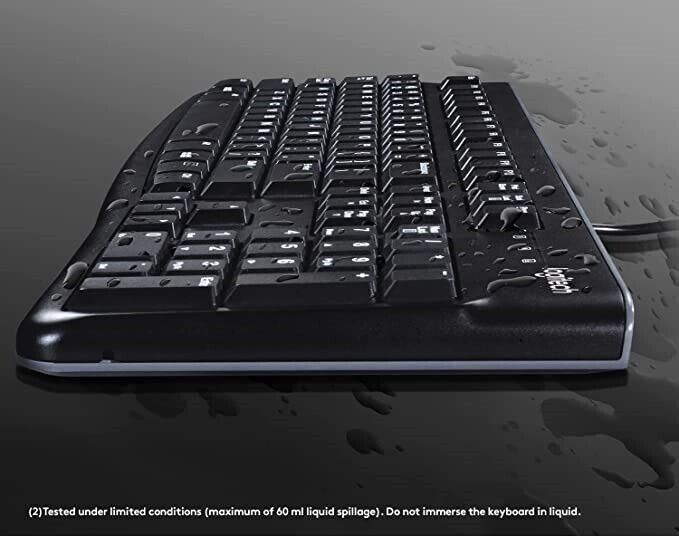 Logitech K120 USB Low Profile Wired Keyboard