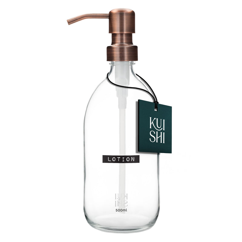 Vintage Clear Dispenser Bottles