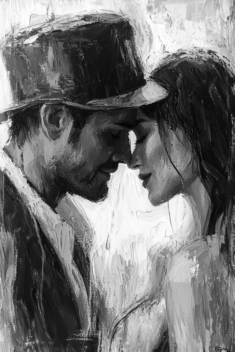 Lovers' Gaze Canvas