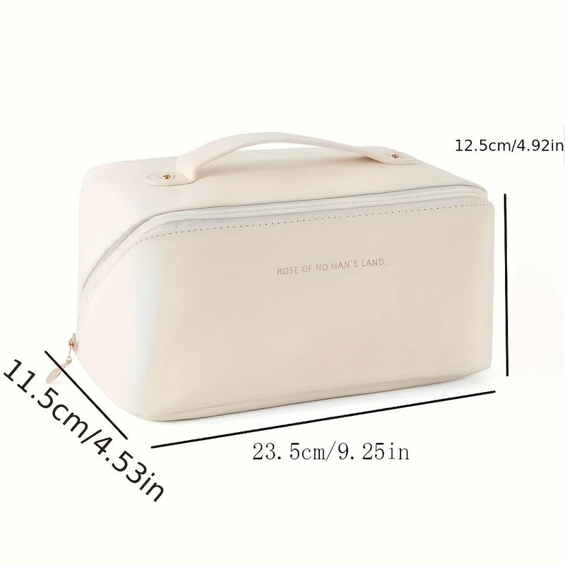 Luxury Makeup Organizer Bag for Women - Travel Toiletry Kit, Cosmetic Storage Case with Zipper