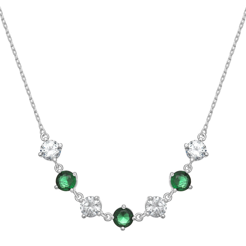 Lyla Emerald CZ Party Necklace