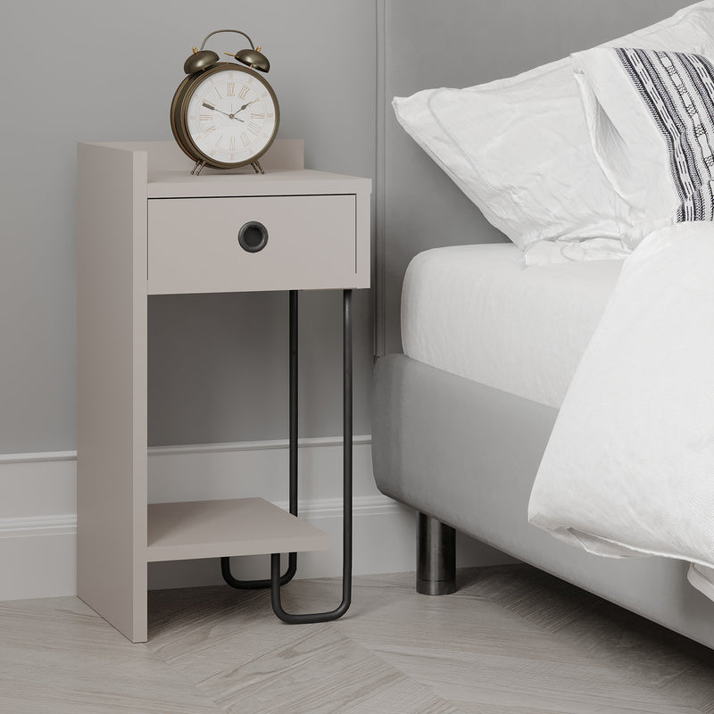 Sirius Modern Bedside Table Left Module Width Bedroom Furniture 32cm