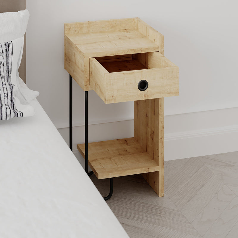 Sirius Modern Bedside Table Right Module Bedroom Furniture W 32cm