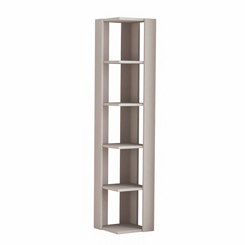 Nati Modern Corner Bookcase Display Unit Tall 161cm