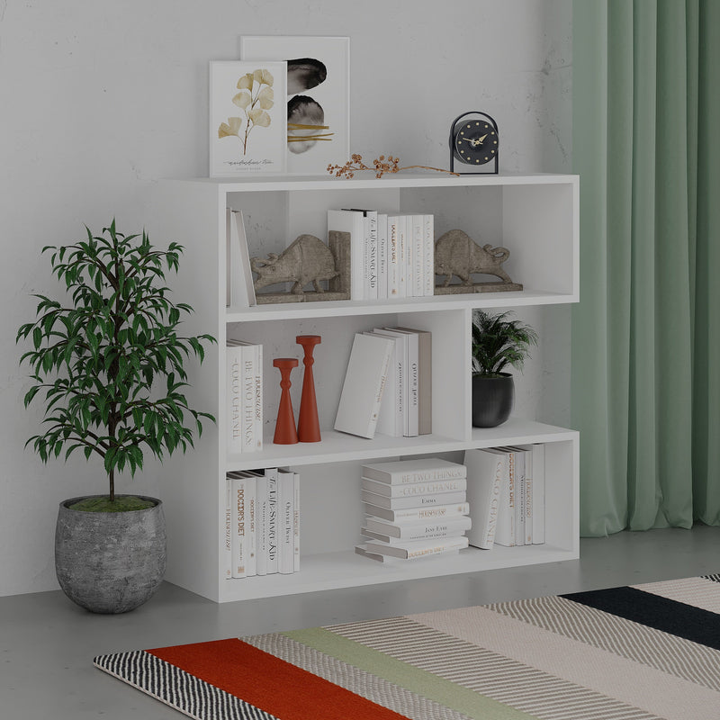 Molly Modern Bookcase Display Unit No.1 Short 89cm