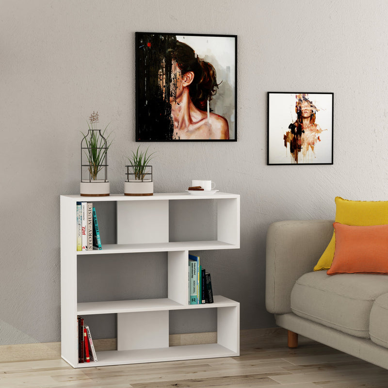 Molly Modern Bookcase Display Unit No.1 Short 89cm