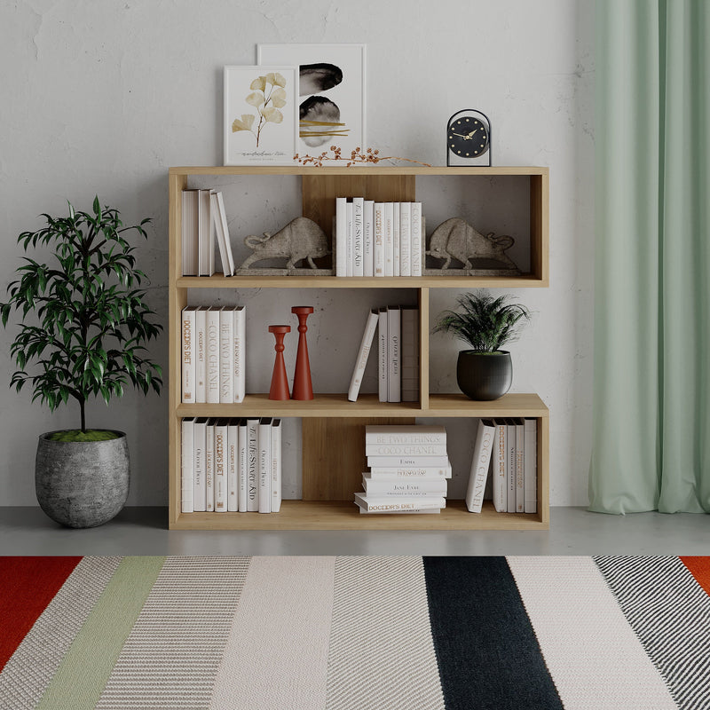 Molly Modern Bookcase Display Unit No.1 Short 89cm