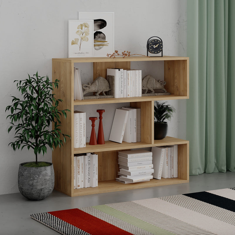 Molly Modern Bookcase Display Unit No.1 Short 89cm