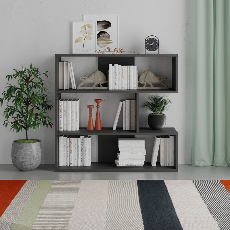 Molly Modern Bookcase Display Unit No.1 Short 89cm