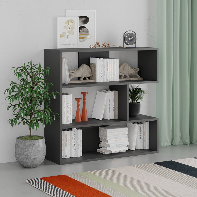 Molly Modern Bookcase Display Unit No.1 Short 89cm
